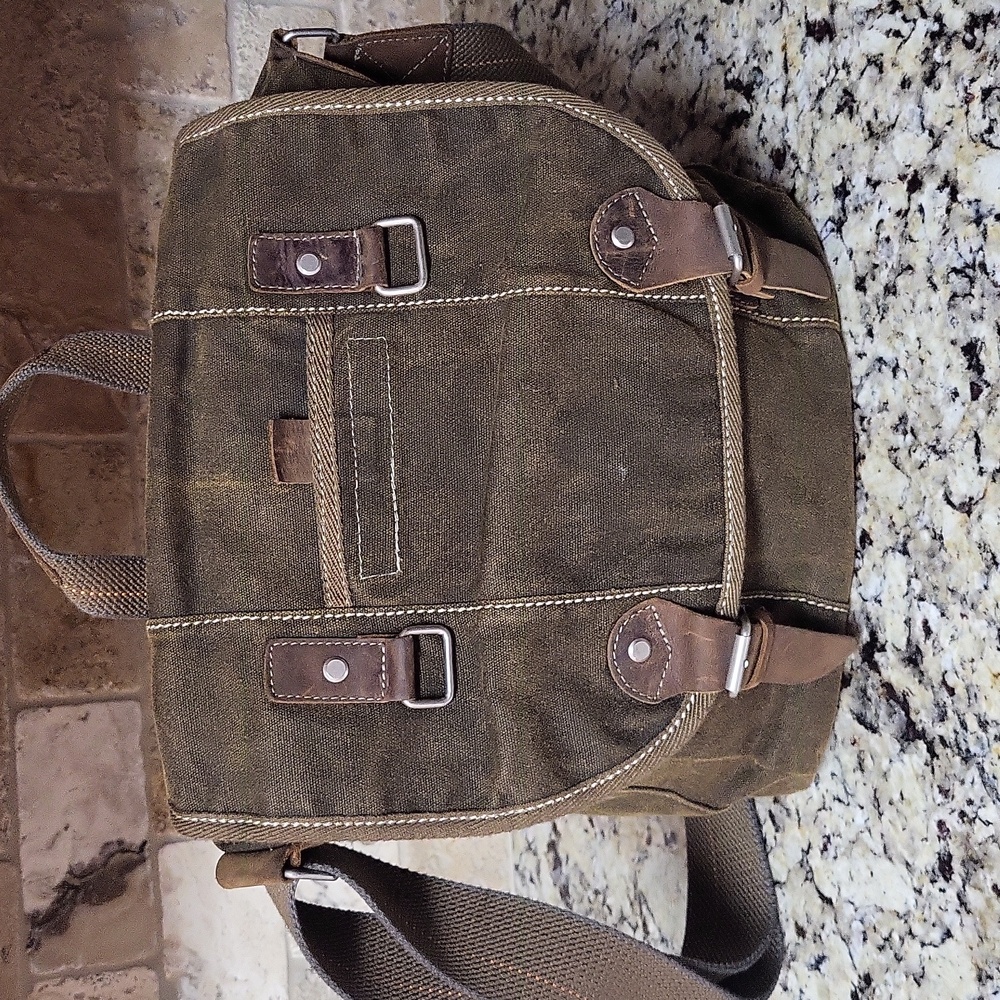 Bed Stu Canvas Messenger Crossbody Bag